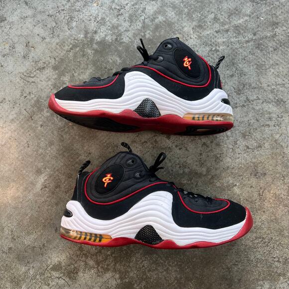 Nike Air Penny 2 II Miami Heat Black White Red 333886-002 Men\'s Size 10.5 2016 main image 4